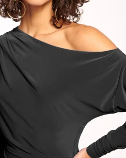 Haisley Jersey Off-The-Shoulder Mini Dress