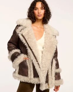 Hal Faux Shearling Coat