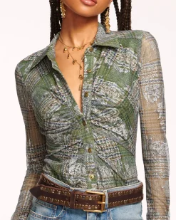 Hamilton Mesh Long Sleeve Top