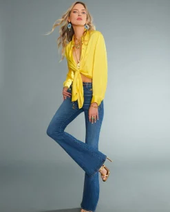 Helena High-Rise Flare Jean