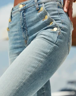 Helena High-Rise Flare Jean