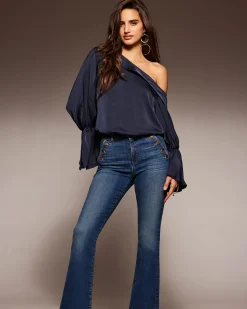 Helena High-Rise Flare Jean