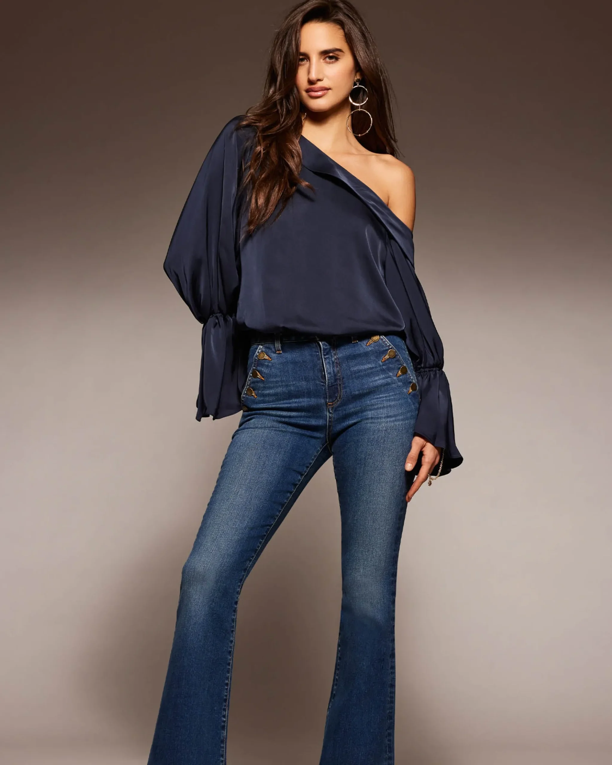 Helena High-Rise Flare Jean