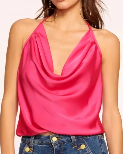 Hettie Cowl Neck Halter Top