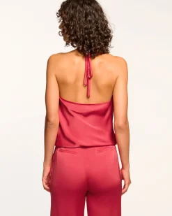 Hettie Cowl Neck Halter Top