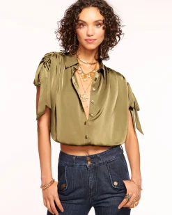 Jacinta Button Down Top