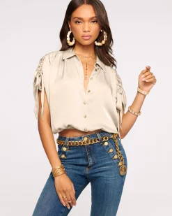 Jacinta Button Down Top