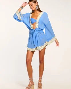 Jamie Embellished Coverup Mini Dress