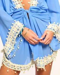 Jamie Embellished Coverup Mini Dress