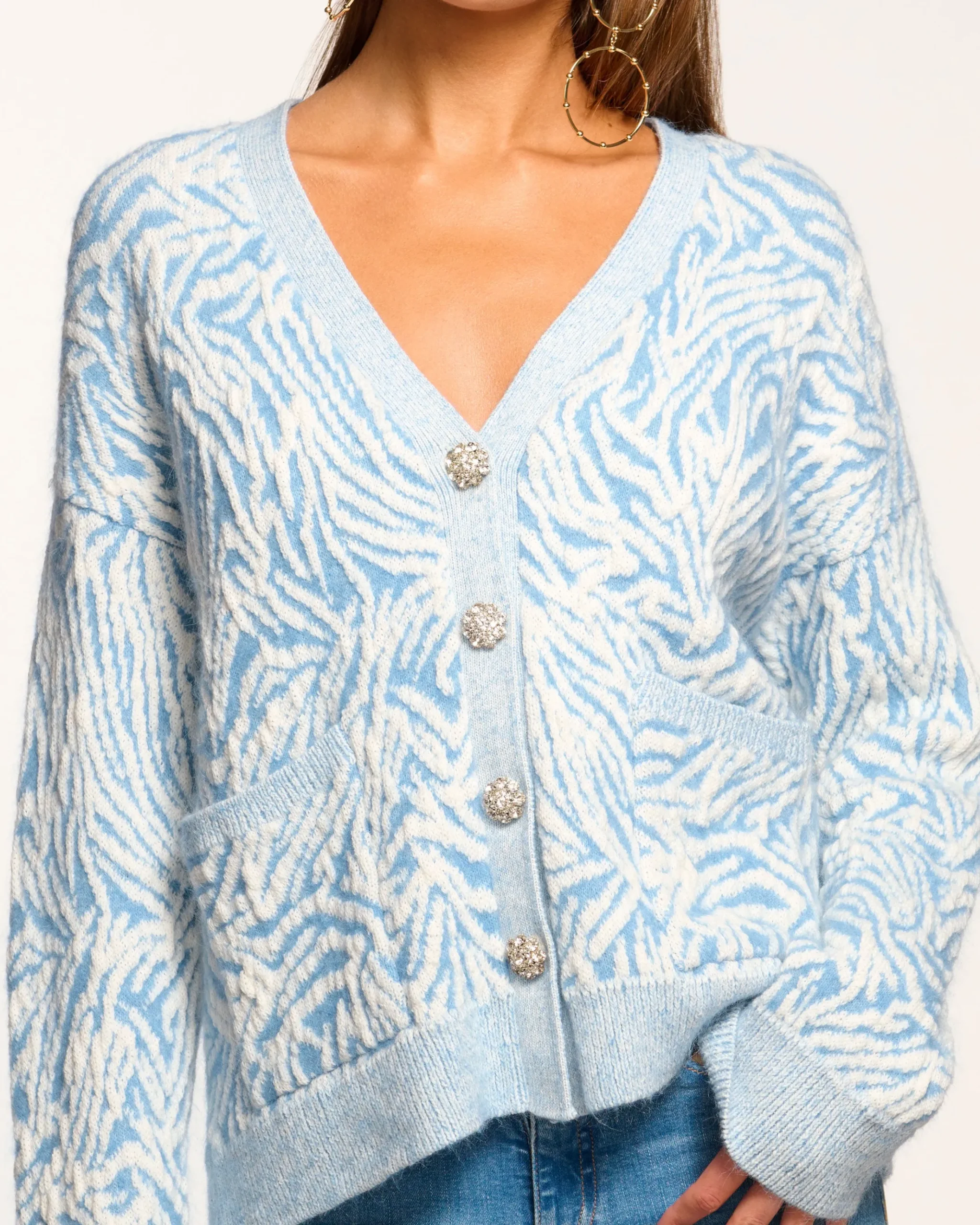 Jelena V-Neck Cardigan Sweater