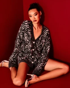 Jelena V-Neck Cardigan Sweater