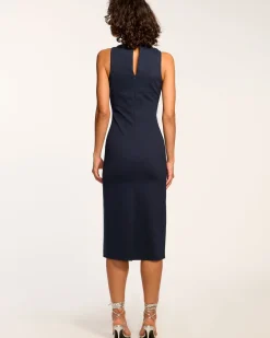 Josephine Embellished Sleeveless Midi Dress