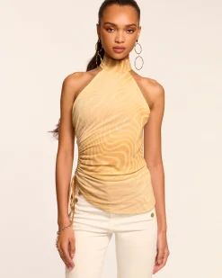 Kemeisha Ruched Halter Top