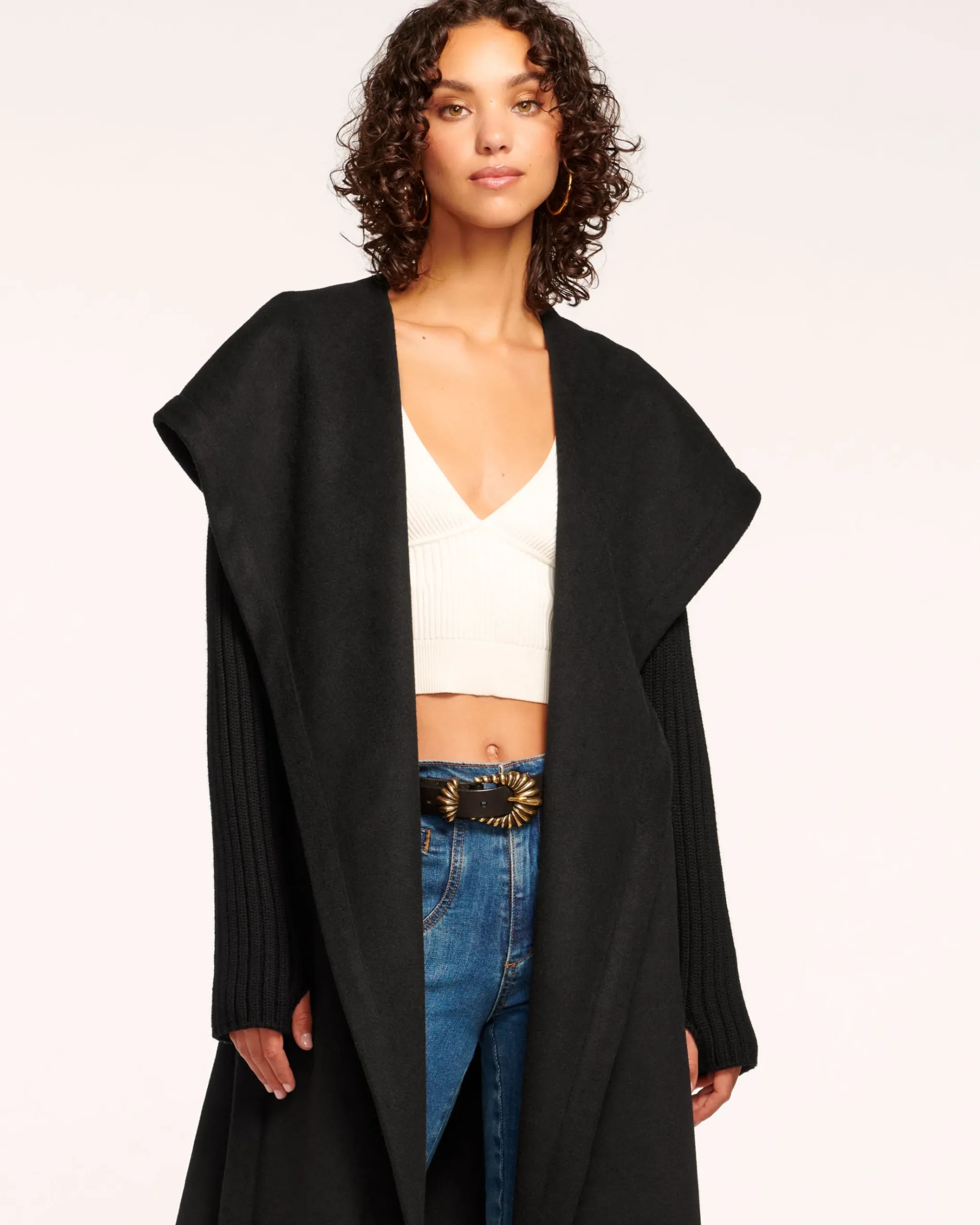 Kiah Wrap Oversized Coat