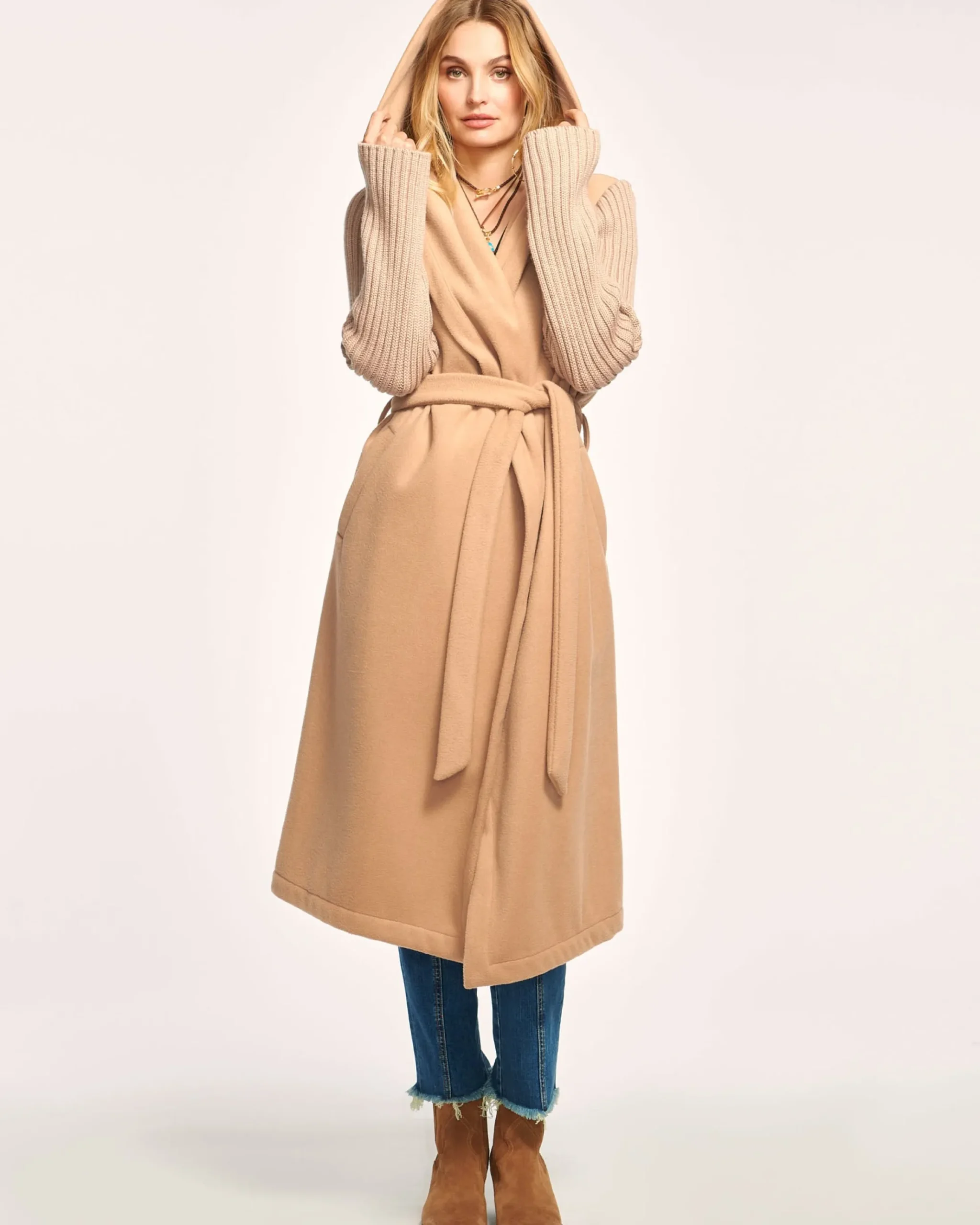 Kiah Wrap Oversized Coat