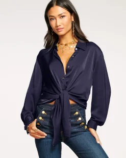 Kolby Oversized Button Down Blouse