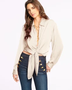 Kolby Oversized Button Down Blouse