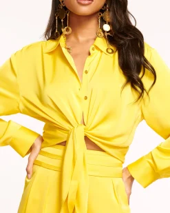 Kolby Oversized Button Down Blouse