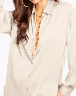 Kolby Oversized Button Down Blouse