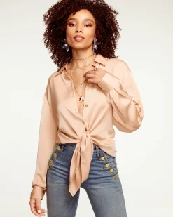 Kolby Oversized Button Down Blouse