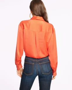 Kolby Oversized Button Down Blouse