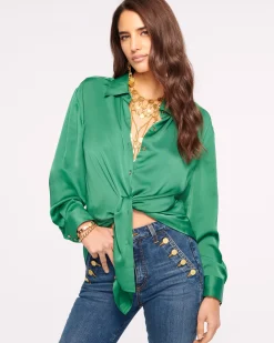 Kolby Oversized Button Down Blouse