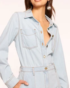 Lavinia Relaxed Denim Romper