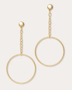 Lea Teardrop Hoop Earrings