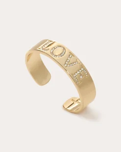 Love Statement Cuff Bracelet