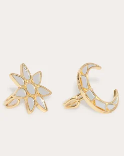 Lunar Mirrored Ring Set