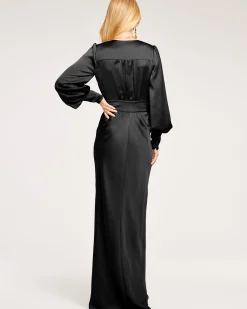 Madelane Plunging Maxi Dress