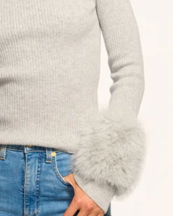 Magnus Turtleneck Faux Fur Sweater