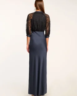 Marceline Lace Short Sleeve Maxi Dress