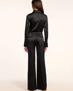 Marvia Stretch Silk Pant