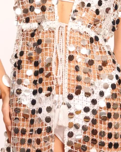Michaela Paillette Coverup Dress