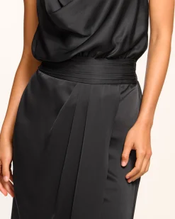 Monica Cowl Neck Midi Dress