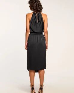 Monica Cowl Neck Midi Dress