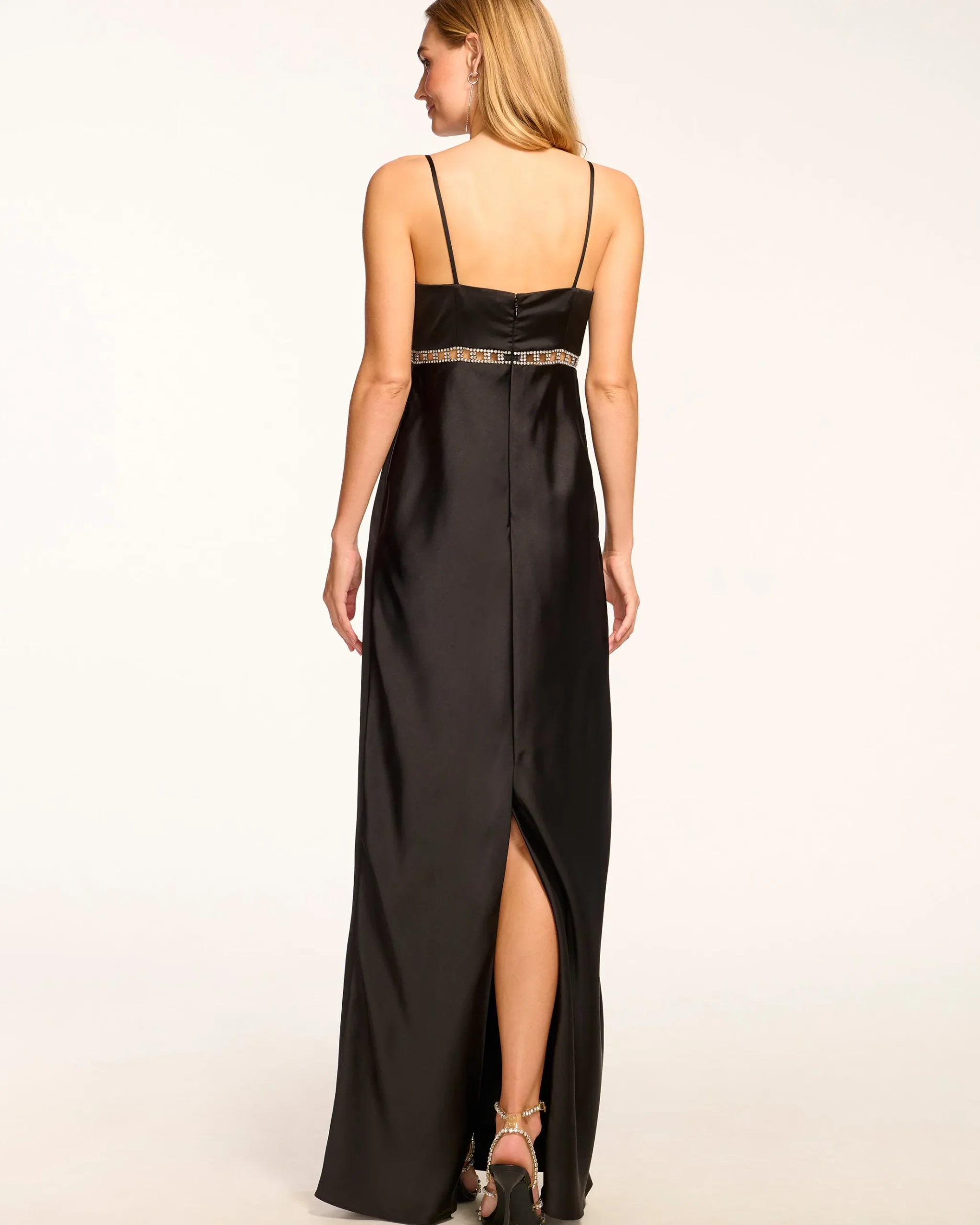 Mosby Embellished Empire Waist Gown