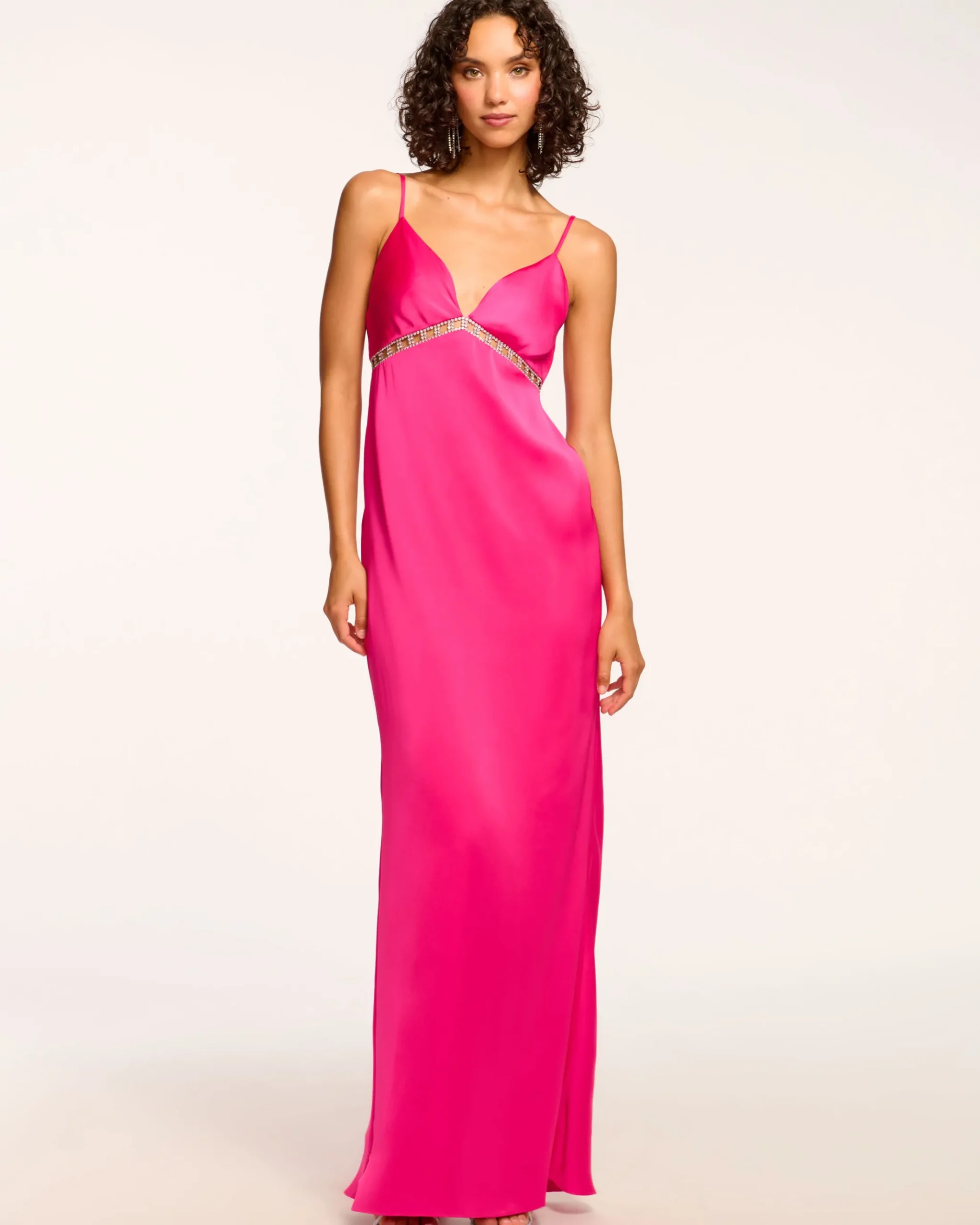 Mosby Embellished Empire Waist Gown