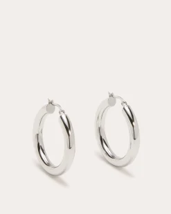 Natalie 1.5 Inch Hoop Earrings