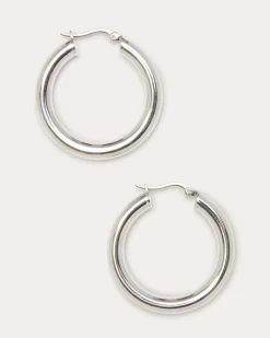Natalie 1.5 Inch Hoop Earrings