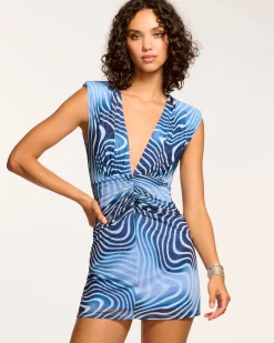 Nathalie Plunging Mini Dress