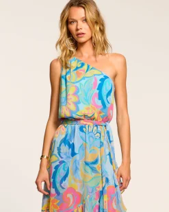 Nicola One-Shoulder Maxi Dress