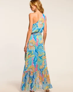 Nicola One-Shoulder Maxi Dress