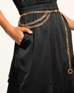 Nikia V-Neck Midi Dress