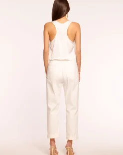 Pearle Cropped Straight Leg Jean