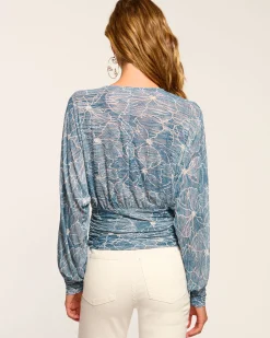 Randie Long Sleeve V-Neck Blouse