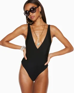 Soren V-Neck One Piece Swimsuit