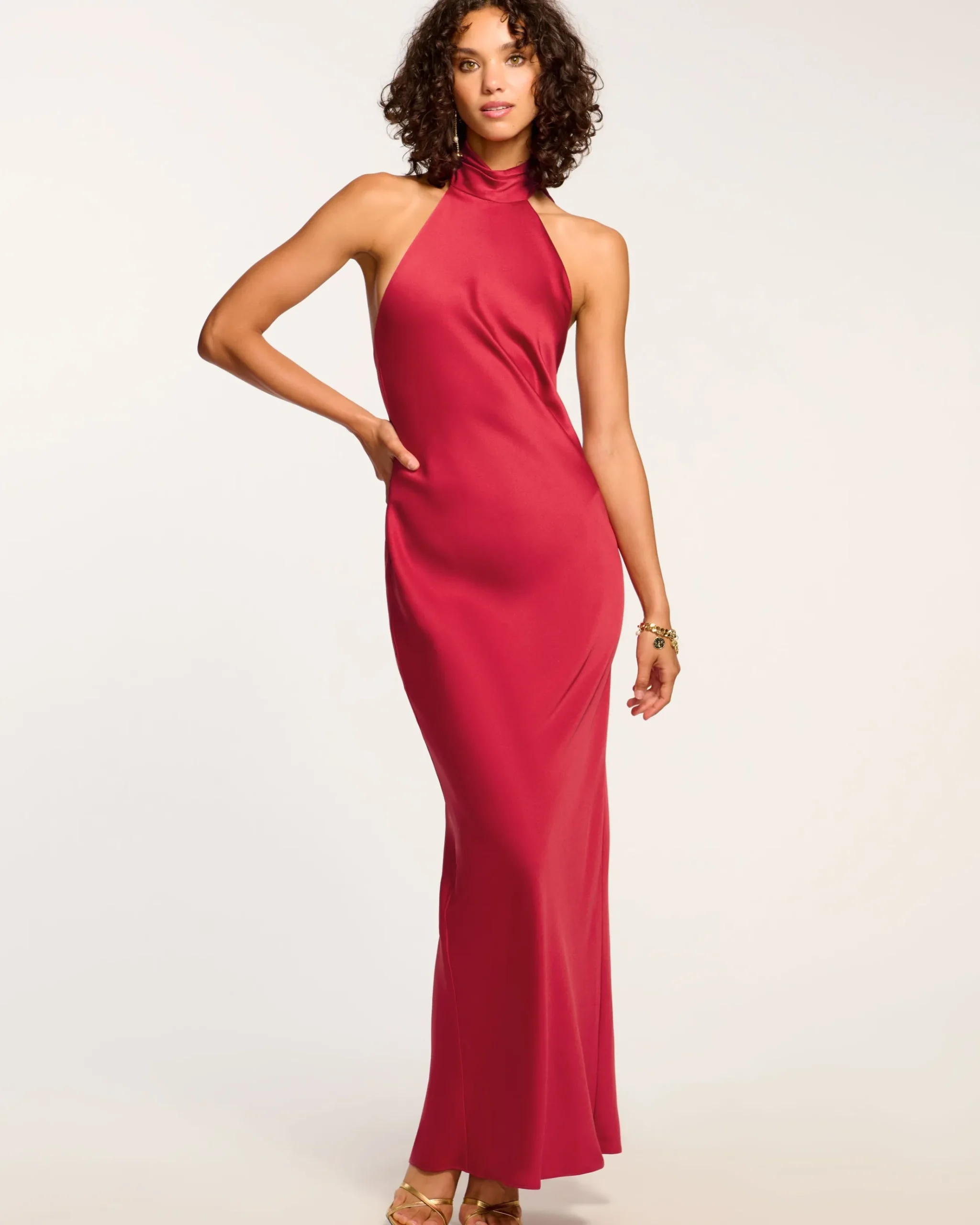 Tatiana High Neck Gown