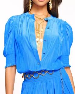 Tracey Puff Sleeve Jumpsuit